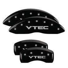Cargar imagen en el visor de la galería, MGP 4 Caliper Covers Engraved Front Honda Engraved Rear H Logo Yellow finish black ch