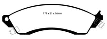 Carica l&#39;immagine nel visualizzatore di Gallery, EBC 85-88 Chevrolet Camaro (3rd Gen) 2.8 (Performance Package) Bluestuff Front Brake Pads