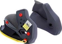 Laden Sie das Bild in den Galerie-Viewer, AGV Tourmodular Cheek Pads - Gray/Black - XS/M 20KIT93031629