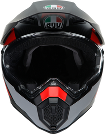 AGV AX9 Helmet - Refractive ADV - Matte Carbon/Red - Small 217631O2LY01405