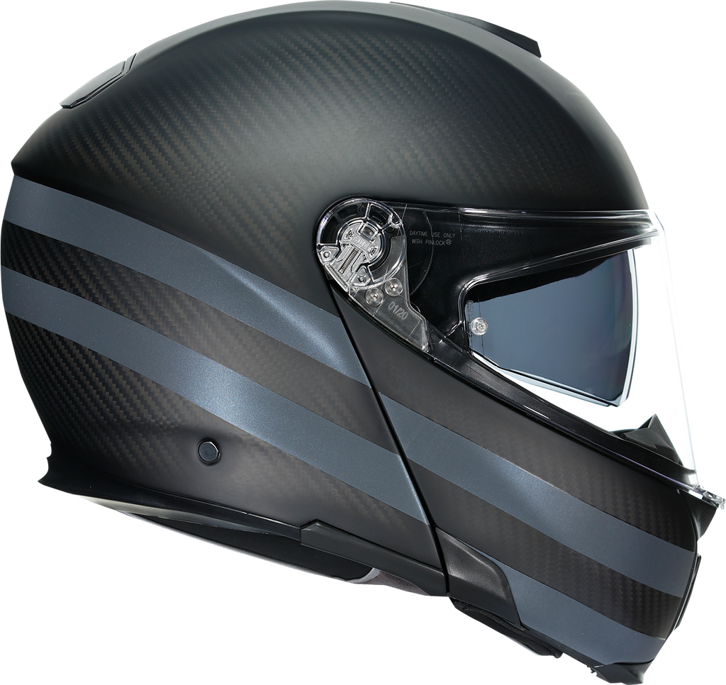 AGV SportModular Helmet - Dark Refractive - Carbon/Black - Small 211201O2IY01410
