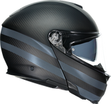 AGV SportModular Helmet - Dark Refractive - Carbon/Black - Small 211201O2IY01410