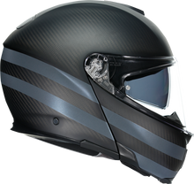 Laden Sie das Bild in den Galerie-Viewer, AGV SportModular Helmet - Dark Refractive - Carbon/Black - Large 211201O2IY01414