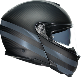 AGV SportModular Helmet - Dark Refractive - Carbon/Black - Large 211201O2IY01414