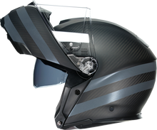 Laden Sie das Bild in den Galerie-Viewer, AGV SportModular Helmet - Dark Refractive - Carbon/Black - Large 211201O2IY01414