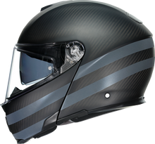 Laden Sie das Bild in den Galerie-Viewer, AGV SportModular Helmet - Dark Refractive - Carbon/Black - Large 211201O2IY01414