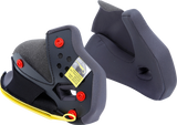 AGV Tourmodular Cheek Pads - Gray/Black - 2XL 20KIT93039629