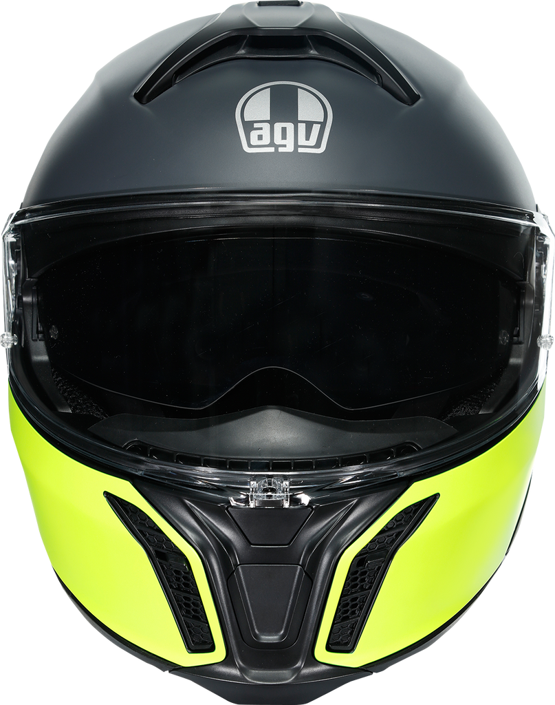 AGV Tourmodular Helmet - Balance - Black/Yellow Fluo/Gray - XL 211251F2OY00115