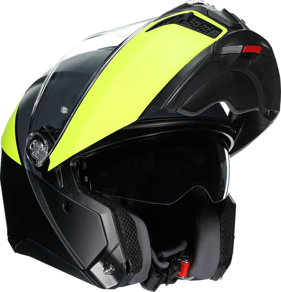 AGV Tourmodular Helmet - Balance - Black/Yellow Fluo/Gray - XL 211251F2OY00115