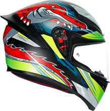 Load image into Gallery viewer, AGV K1 Helmet - Dundee - Matte Lime/Red - ML 210281O2I006108