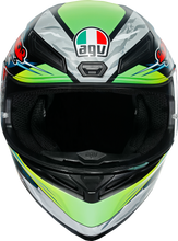 Load image into Gallery viewer, AGV K1 Helmet - Dundee - Matte Lime/Red - MS 210281O2I006106