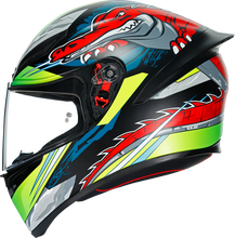 Load image into Gallery viewer, AGV K1 Helmet - Dundee - Matte Lime/Red - Large 210281O2I006109