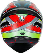Load image into Gallery viewer, AGV K1 Helmet - Dundee - Matte Lime/Red - MS 210281O2I006106