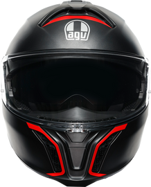 AGV Tourmodular Helmet - Frequency - Matte Gunmetal/Red - XL 211251F2OY00515