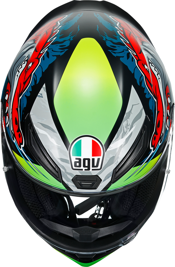 agv k1 ml AGV K1 Helmet - Dundee - Matte Lime/Red