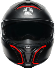 Laden Sie das Bild in den Galerie-Viewer, AGV Tourmodular Helmet - Frequency - Matte Gunmetal/Red - Medium 211251F2OY00512