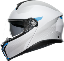 Laden Sie das Bild in den Galerie-Viewer, AGV Tourmodular Helmet - Frequency - Light Gray/Blue - XL 211251F2OY00615