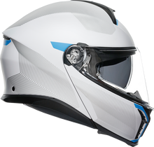 Laden Sie das Bild in den Galerie-Viewer, AGV Tourmodular Helmet - Frequency - Light Gray/Blue - Small 211251F2OY00610