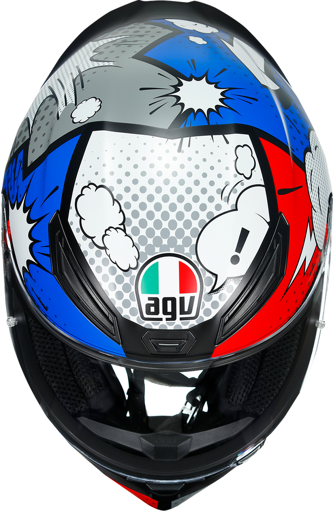 AGV K1 Helmet - Bang - Matte Italy/Blue - Large 210281O2I005909