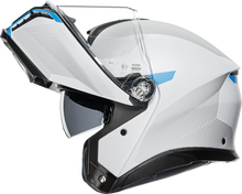 Laden Sie das Bild in den Galerie-Viewer, AGV Tourmodular Helmet - Frequency - Light Gray/Blue - Small 211251F2OY00610