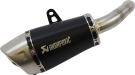 AKRAPOVIC Slip-On Muffler - Titanium S-H125SO4ASZTBL
