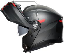 Laden Sie das Bild in den Galerie-Viewer, AGV Tourmodular Helmet - Frequency - Matte Gunmetal/Red - Medium 211251F2OY00512