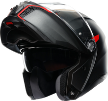 Laden Sie das Bild in den Galerie-Viewer, AGV Tourmodular Helmet - Frequency - Matte Gunmetal/Red - Small 211251F2OY00510