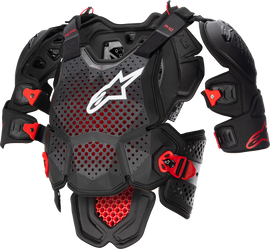 ALPINESTARS A-10 Roost Guard V2 - Black/Red - XS/S 6700523-1431-XS