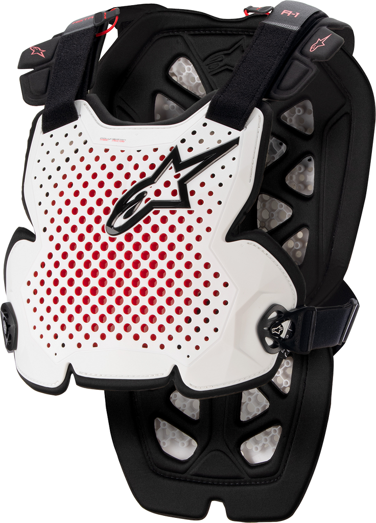 ALPINESTARS A-1 Pro Chest Protector - White/Black/Red - XL/2XL 6700123213XL2X