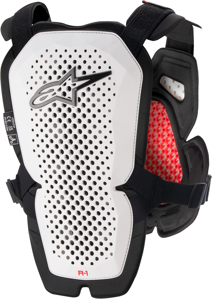 ALPINESTARS A-1 Pro Chest Protector - White/Black/Red - XL/2XL 6700123213XL2X