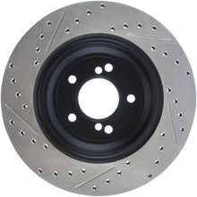 Laden Sie das Bild in den Galerie-Viewer, StopTech 00-03 BMW M5 (E39) Slotted &amp; Drilled Left Rear Rotor