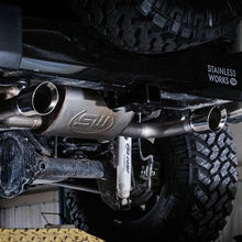 Cargar imagen en el visor de la galería, Stainless Works 2007-17 Jeep Wrangler Axleback Exhaust