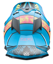 गैलरी व्यूवर में इमेज लोड करें, Z1R Youth F.I. Helmet - Fractal - MIPS? - Matte Blue/Hi-Viz - Medium 0111-1515