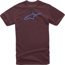 Load image into Gallery viewer, ALPINESTARS Ageless T-Shirt - Maroon/Blue - 2XL 10327203083702X