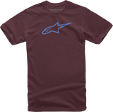 ALPINESTARS Ageless T-Shirt - Maroon/Blue - XL 1032720308370XL