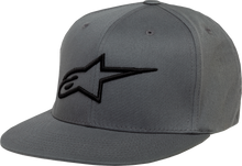 Cargar imagen en el visor de la galería, ALPINESTARS Ageless Flat Bill Hat - Charcoal/Black - Large/XL 1035810151810LX