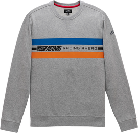ALPINESTARS Highway Crewneck Fleece Sweatshirt - Heather Gray - Medium 1211511301026M