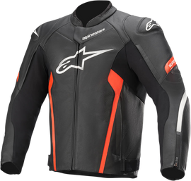 ALPINESTARS Faster v2 Leather Jacket - Black/Red - US 40 / EU 50 3103521-1030-50