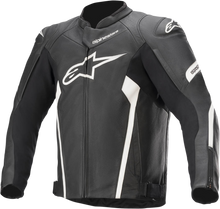 Cargar imagen en el visor de la galería, ALPINESTARS Faster v2 Leather Jacket - Black/White - US 38 / EU 48 3103521-12-48