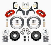 गैलरी व्यूवर में इमेज लोड करें, Wilwood Narrow Superlite 6R Front Hub Kit 12.88in Red 59-64 Chevy Impala / 63-64 Corvette