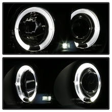 Charger l&#39;image dans la galerie, Spyder 99-01 BMW E46 3 Series 4DR Projector Headlights 1PC LED Halo (PRO-YD-BMWE46-4D-HL-AM-BSM)