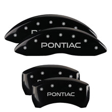 Cargar imagen en el visor de la galería, MGP 4 Caliper Covers Engraved Front Pontiac Rear G8 Yellow Finish Black Char 2008 Pontiac G8