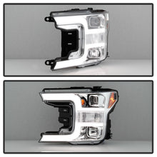 Carica l&#39;immagine nel visualizzatore di Gallery, Spyder Signature Ford F150 18-19 (Halogen Model) Projector Headlights - Chrome (PRO-YD-FF15018-LB-C)