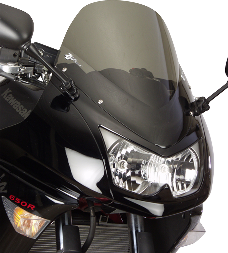 ZERO GRAVITY Double Bubble Windscreen - Smoke - Ninja 650 16-203-02