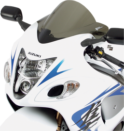 ZERO GRAVITY Double Bubble Windscreen - Light Smoke - Hayabusa 16-134-02