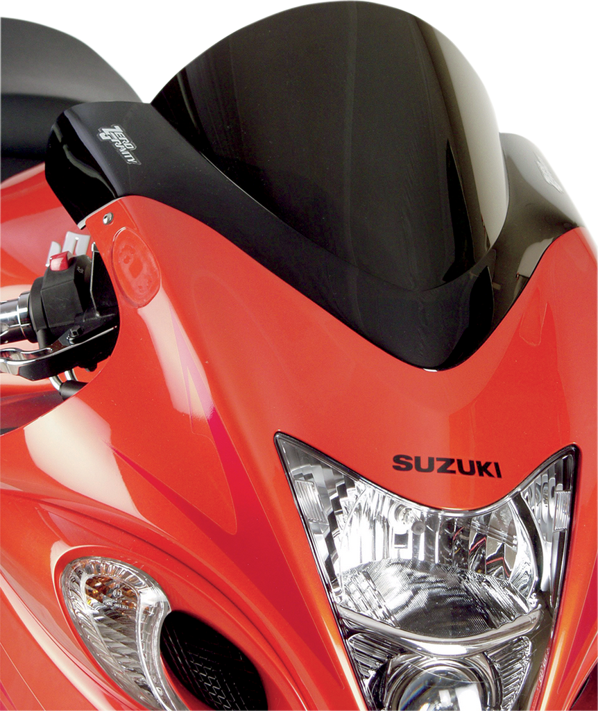 ZERO GRAVITY Double Bubble Windscreen - Dark Smoke - Hayabusa 16-134-19