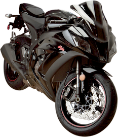 ZERO GRAVITY Double Bubble Windscreen - Clear - ZX10 16-263-01