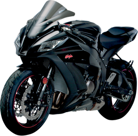 ZERO GRAVITY Double Bubble Windscreen - Smoke - ZX10 16-263-02