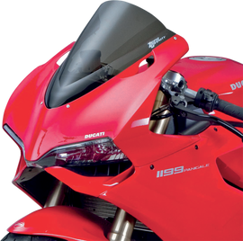 ZERO GRAVITY Double Bubble Windscreen - Smoke - Panigale 16-738-02