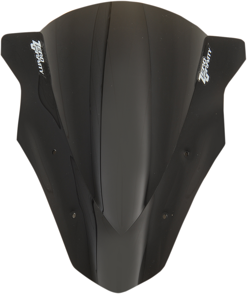 ZERO GRAVITY Double Bubble Windscreen - Dark Smoke - Ninja 650 16-207-19
